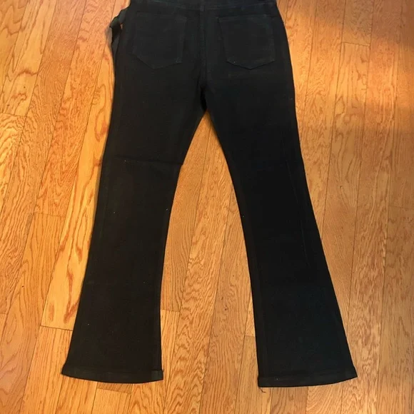 Rick Owens DRKSHDW Bolan Waxed Bootcut Denim Black Size 30 NEW - Picture 2 of 3